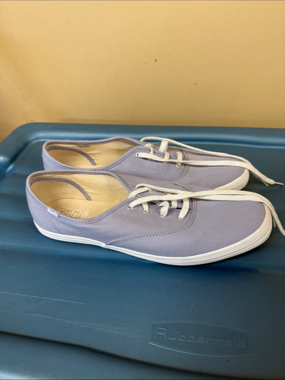 Keds Light Lavender Canvas Low-Top Sneakers